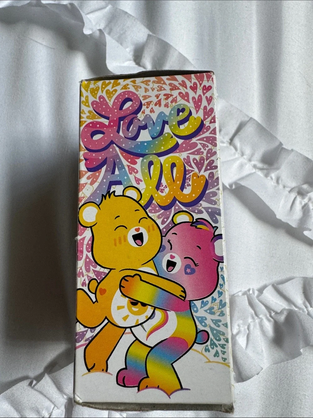 Care Bears mini Plush Lot - Blue, Pink, Green (Boxed Characters)